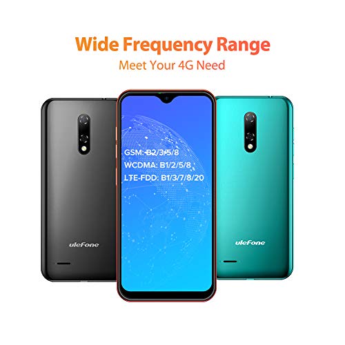 Telephone Portable Debloqué Pas Cher 4G 16Go ROM 2Go RAM Ulefone Note 8P Smartphone Pas Cher avec Fente 3 en 1, Écran de…