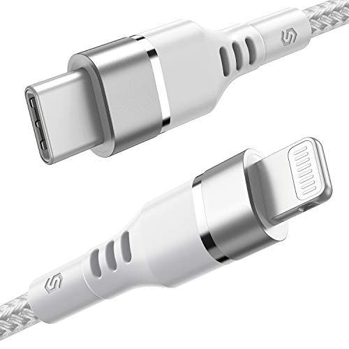 Syncwire Câble USB C vers Lightning MFi Certifié – Version 2020 Charge Ultra Rapide PD Nylon Résistant Câble Type C Vers…