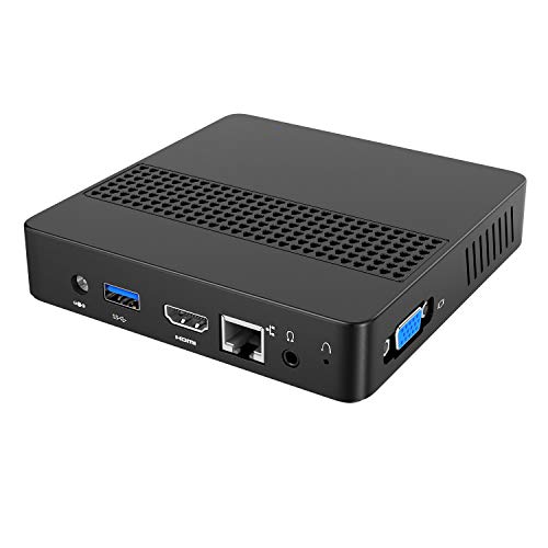 Mini PC, Intel Celeron Processor J3455 8 Go DDR4 / 64 Go eMMC Mini Desktop Computer avec Windows 10 Pro, Connexion HDMI…