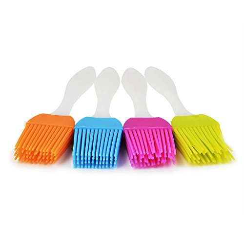 Beauty*Top*Picks Pastry Brush/Deallink Silicone Baking BBQ Brushes with 4 Colours/Soft, Durable Kitchen Utensil and…