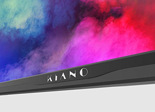 Kiano Elegance TV 55″ Pouces 4K UHD HDR10 (Android TV 9.0 2GB RAM Metal Case [Téléviseur 140 cm Frameless sans Cadre 8GB] Smart TV, Netfilx, Youtube) Triple Tuner DVB-T2 C/S2, CI, PVR, WiFi
