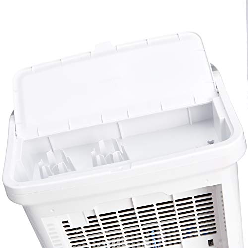 Amazon Basics Unité de refroidissement d’air 3 en 1, portable, oscillante, 3 vitesses (ventilateur, humidificateur…