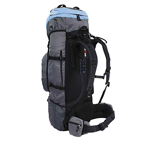 10T Outdoor Equipment Northcote 85+15 Sac marin, 95 cm, 100 liters, Bleu (Blau / Grau)