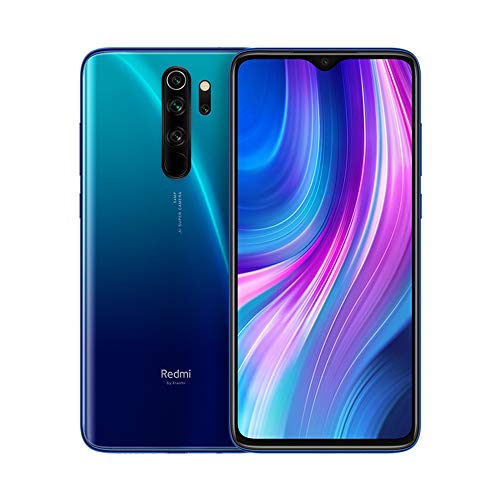 Xiaomi Redmi Note 8 Pro Phone 6 Go de RAM + 128 Go de ROM, 6,53″Plein Écran, Processeur MTK Helio G90T Octa-Core, 20MP Avant et Caméra Arrière 64MP Version Globale (Bleu)