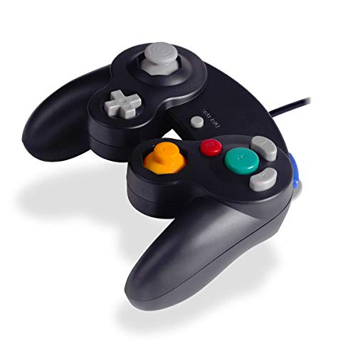 TechKen Manette Classique pour Gamecube, Contrôleur NGC Filaire GC Manette Contrôleur de Jeu Super Smash Bros Controller…