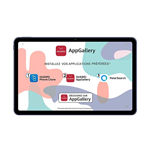 HUAWEI MatePad Wi-Fi Tablette Tactile Ecran FullView de 10.4″, Processeur Kirin 810, Batterie de 7250 mAh, 64Go, 4Go de RAM, Quatre Haut-Parleurs, EMUI 10.1 & AppGallery, Gris