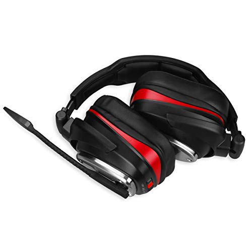 HUHD Casque Gaming sans Fil,Casque Gamer pour PS4,Switch et PC,Casque Gaming avec Micro pour 7.1 Surround et Fortes…
