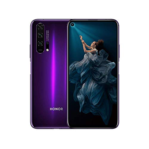 HONOR 20 Pro Smartphone Dual-SIM, Mobile Téléphone Intelligent en Verre Incurvé 3D 8GB + 256GB, Android 9.0, Caméra Quad…