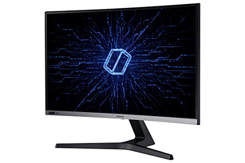 Samsung C27RG50FQU, Ecran PC Gaming incurvé, Dalle VA 27″, Résolution Full HD (1920 x 1080), 240 Hz, 4ms, Nvidia GSYNC Compatible, Noir