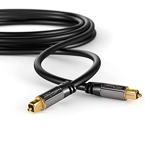 KabelDirekt – 3m câble Audio numérique Optique/câble TOSLINK (TOSLINK vers TOSLINK, câble Fibre Optique pour Home cinéma…