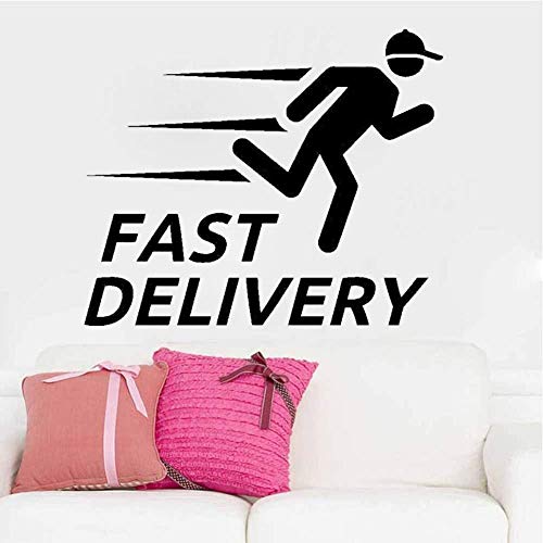 Business Store Stickers Vinyle Stickers Muraux Boutique Décoration Fenêtre Décor 68X56Cm