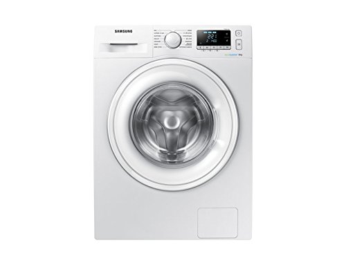 Lave linge Hublot Samsung WW80J5556DWEF – Lave linge Frontal – Pose libre – capacité : 8 Kg – Vitesse d’essorage maxi…