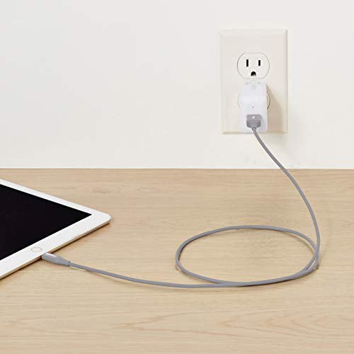 Amazon Basics Câble Lightning vers USB A pour iPhone et iPad – 0,9 m – Lot de 1 , Gris