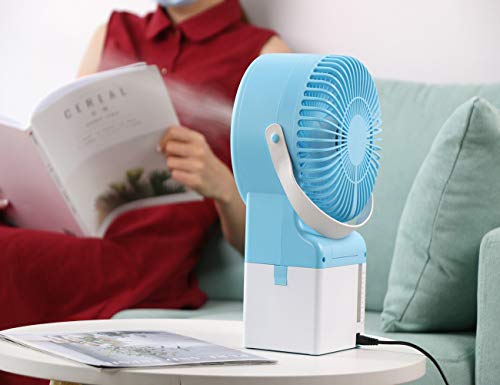 Climatiseur Mobile Portable Refroidisseur d’air Cooler et Ventilateur, 3 en 1 Mini Climatiseur Humidificateur…