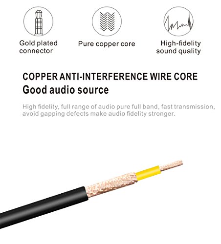 Câble vidéo caméra 3,5 mm vers RCA AV, câble mâle 3,5 mm vers fiche mâle 3RCA pour câble Audio stéréo AUX pour…