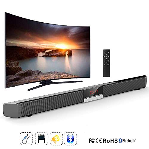 Bluetooth Soundbar Home TV Speaker Wireless Subwoofer Remote Control Stereo Surround Sound Speakers for Home Theater…