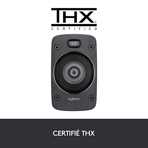 Logitech Z906 Système de Haut-Parleurs avec Son Surround 5.1, Certifié THX, Dolby & DTS, 1000 Watts en Puissance, Multi…