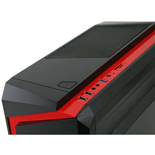 AWD-IT Ensemble PC Gamer Processeur 4 cœurs AMD A10 9700 • Écran LED 24″• Clavier et Souris Gamer • 16 Go • 1 to • Étui PC à LED • WiFi • Windows 10