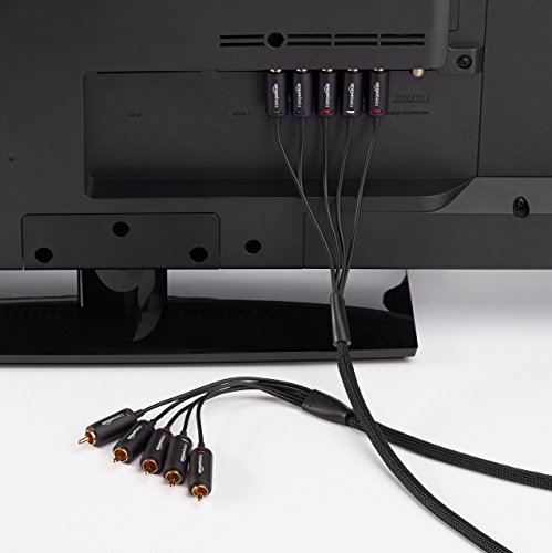 Amazon Basics Câble vidéo composante avec audio – 1,8 m
