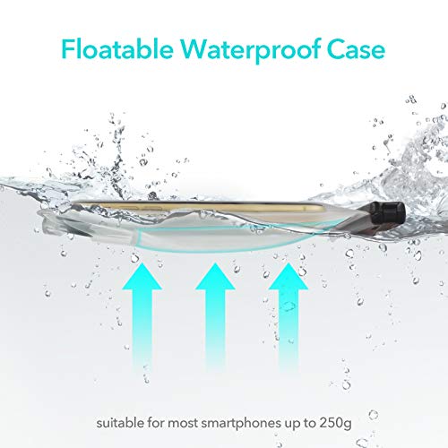 YOSH IPX8 Pochette Etanche Smartphone, Pochette Telephone Etanche Flottante avec Cordon pour iPhone 11 Pro Max XS XR X 8…