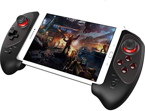 PowerLead Manette de Jeu sans Fil, Upgraded Wireless Gamepad Manette de Jeu rétractable sans Fil Pratique et Extensible…