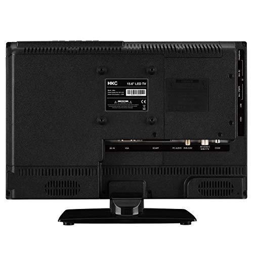 HKC 16M4 téléviseur LED 16 Pouces (TV 39,6cm) Triple Tuner (DVB-C/T / T2 / S / S2), CI+, HDMI, USB, Chargeur de Voiture…