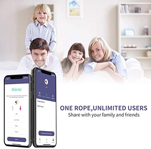 morpilot Corde à Sauter Intelligente, Smart Jump Rope 3M avec Analyse des Données APP, Countdown Timer, Rechargeable par…