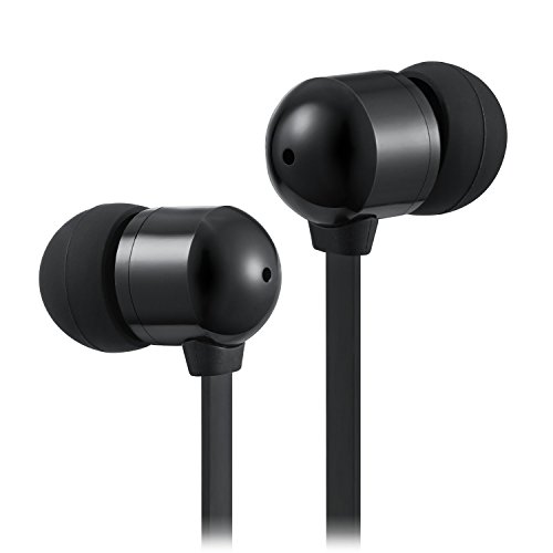 Betron B750s Filaire écouteurs Intra-Auriculaires écouteurs, insonorisant, Anti-emmêlement Câble, Bass Enhanced, Léger…