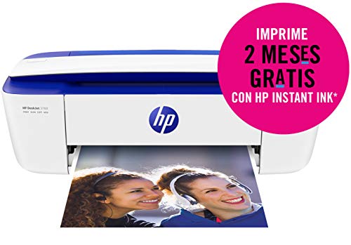 HP Deskjet 3760 Imprimante tout-en-un – Jet d’encre couleur – 4 mois d’ Instant ink inclus (Photocopie, Scan, Impression…