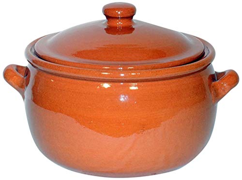Amazing Cookware Cocotte en Terre Cuite Naturelle 1,5 l