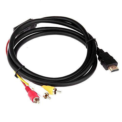 HDMI vers RCA / 1080P HDMI vers AV / 3RCA Convertisseur Vidéo Audio Composite pour PC DVD STB PS3 PS4 vers TV / Auto…