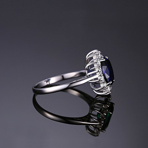 JewelryPalace Diana Princesse Kate Middletonu Bague Naturelle Pierre Améthyste Péridot Grenat Citrine Topaze Pour Femme…