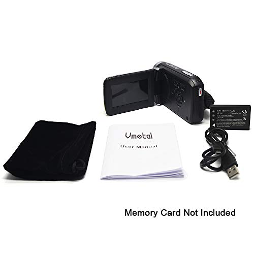 Vmotal Caméscope numérique HG8250 FHD 1080P 24MP Caméra vidéo à écran Rotatif à 270 degrés Caméscope pour Enfants…