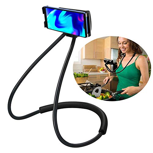 BESLIME Support de Tablette et Smartphone Pliable, Support Réglable en Col-de-Cygne Stand avec Bras Extensible pour…