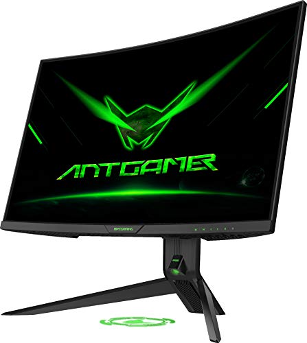 ANTGAMER Gaming M32G5Q Moniteur incurvé R1800 de 83,82 cm (32 Pouces) (QHD, Temps de réponse 1 ms, HDMI, DVI…