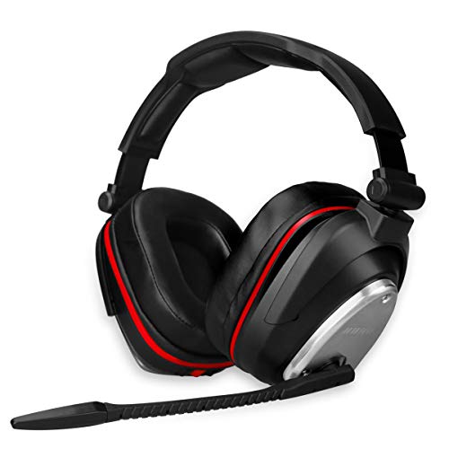 HUHD Casque Gaming sans Fil,Casque Gamer pour PS4,Switch et PC,Casque Gaming avec Micro pour 7.1 Surround et Fortes…