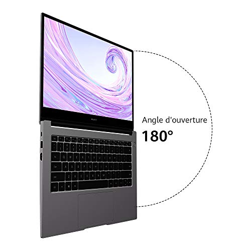 HUAWEI MateBook D 14 2020 PC Portable 14” 1080p FHD (AMD Ryzen 5 3500U, RAM 8Go, SSD 512Go, Windows 10 Home, Clavier…