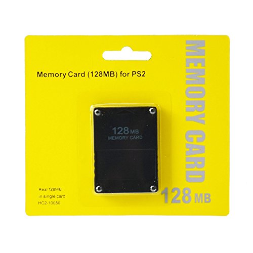 Carte mémoire 128 Mo pour Sony PlayStation 2 PS2 128 m Noir