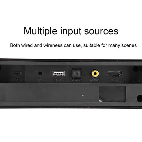 Garsentx TV Soundbar Sound System with Universal Remote Control, 40W High-Power Fiber HDMI Soundbar Bluetooth Speaker…
