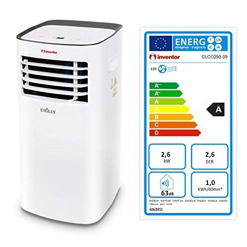 Inventor Chilly 9.000 BTU Climatiseur Portable,3-en-1 Refroidissement, Déshumidification et Ventilation, Classe…