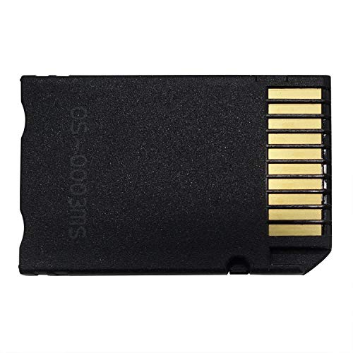 LEAGY Adaptateur Memory Stick PSP 1000, PSP 2000, PSP3000, Carte Micro SD vers Memory Stick Pro Duo MagicGate pour…