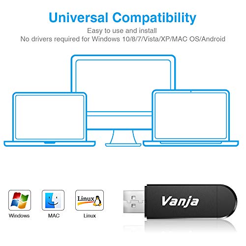 Vanja Lecteur Cartes SD Micro USB et USB 2.0 Adaptateur Carte SD Lecteur de Carte SD/Micro SD Mémoire avec Standard USB…