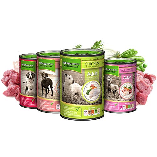 Natures Menu Lot de 12 boîtes de Conserve pour Chien 400 g