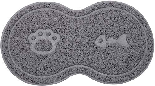 Tapis d’alimentation en silicone pour animaux, Tapis pour Gamelles de Chien Tapis d’alimentation PVC antidérapant…