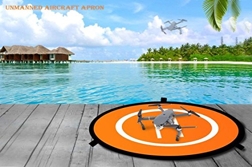 WisFox Landing Pad Drone Tapis D’atterrissage Pliable et étanche Diamètre 75cm pour DJI Mavic