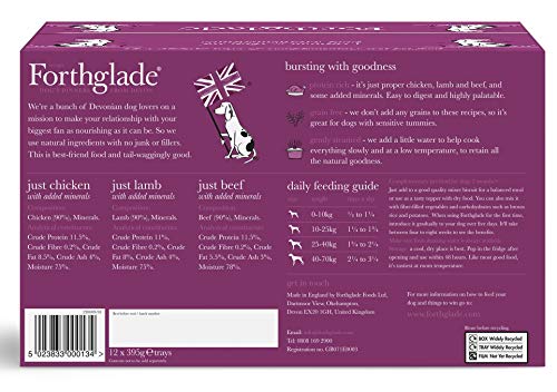 Forthglade Repas complet pour chats, 12 x 395 g