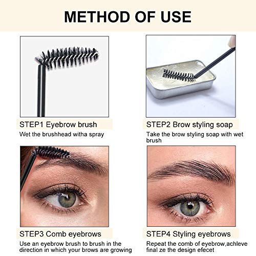 Savon à Sourcils,Soap Brows,Cire à Sourcils,Soap Eyebrow,Brow Styling Soap,Eyebrow Shaping Soap,Sourcils Savon Kit…