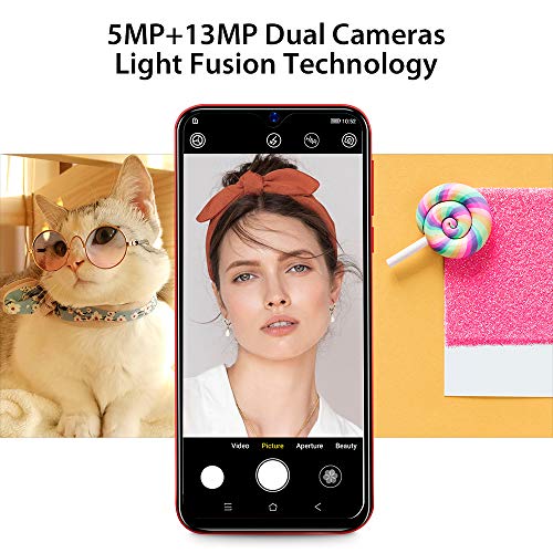 Smartphone Pas Cher, Blackview® A60 Smartphone Débloqué (Ecran Waterdrop 6.1 Pouces, 13MP+2MP+5MP, 16Go ROM-Extensible…