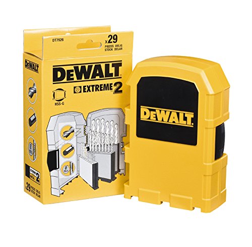 DEWALT Foret métal HSS-G Coffret 29 pièces – DT7926-XJ