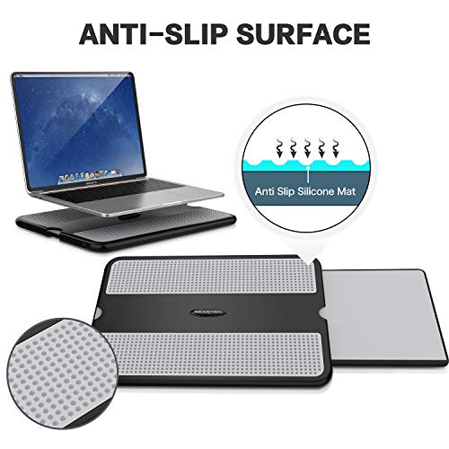 AboveTEK Bureau Portable pour Ordinateur Portable avec Plateau rétractable pour Tapis de Souris Gauche/Droite…